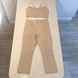 Marciano 2 piece set- crop top and Capri pant
